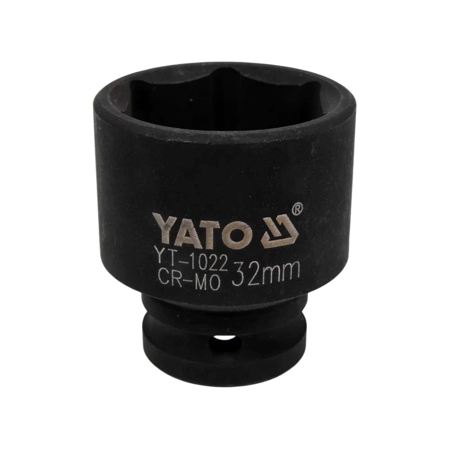 36mm 1/2" Schlagnuss für Schlagschrauber Kraftnuss Sechskant Stecknuss Schwarz