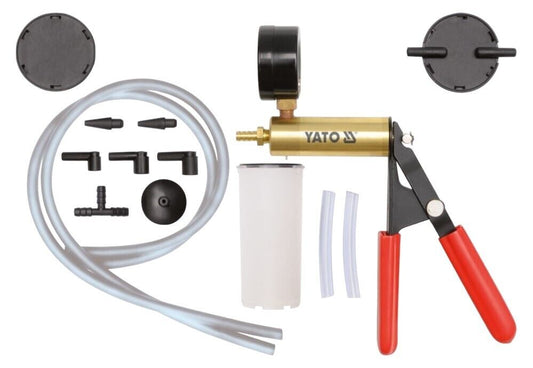 VakuumPumpe Bremsenentlüftungsgerät Manometer -1 bar Absaugpumpe Unterdruckpumpe