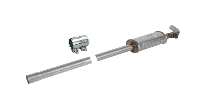 Mittelschalldämpfer Mitteltopf Auspuff für Renault Megane Scenic III 1.6 08-2016