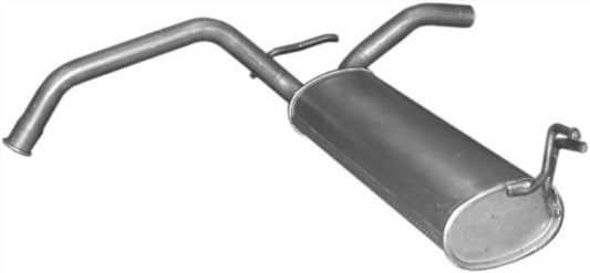 Final silencer end pot exhaust rear citroen C1 Peugeot 107 Toyota Aygo 1.0