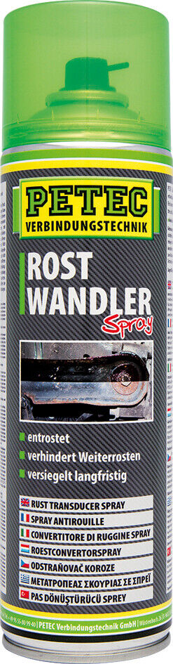 Petec 70040 Rostumwandler 500ml Spray stoppt Korrosion Schutz Grundierung Primer