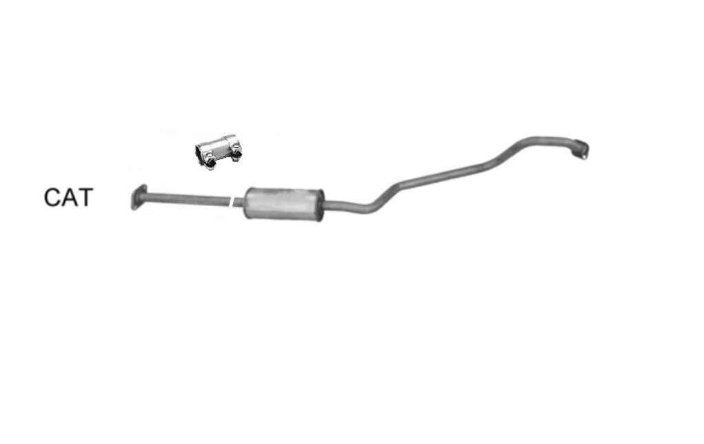 Mittelschalldämpfer Mitteltopf Auspuff mitte Nissan Almera Tino (V10) 1,8 Euro3