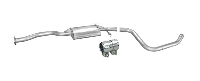 Mittelschalldämpfer Mitteltopf Auspuff für Ford Escort V Orion III 1.4 1.6 90-96