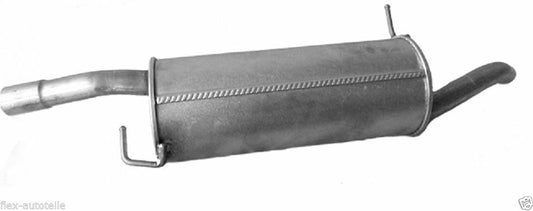 Final silencer Endpuff Exhaust Ford Fusion 1.6 74kW 100PS year of construction 2002