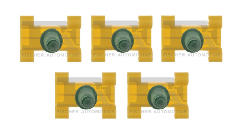 5x Clips Klammer Tülle Türleiste Zierleiste Seitenleiste für BMW E38 E39 Fiat