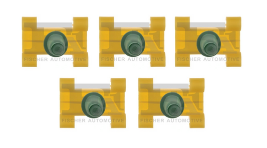 5x Clips Klammer Tülle Türleiste Zierleiste Seitenleiste für BMW E38 E39 Fiat