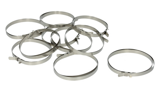 10x Spannschellen Bandschellen Schlauchschellen Manschetten Antriebswelle 745mm