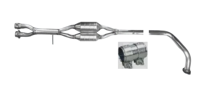 BM Katalysator KAT Hosenrohr Auspuff für Mercedes G-Klasse W463 300GE 1989-1993
