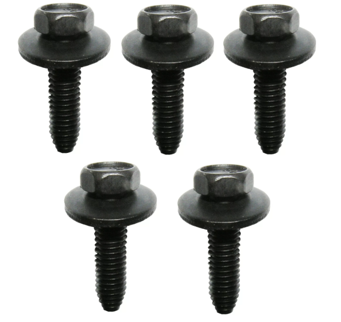 5x Schrauben Radlaufabdeckung Unterfahrschutz Unterbodenschutz universal M6x20