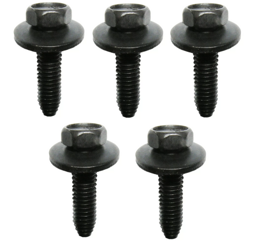 5x Schrauben Radlaufabdeckung Unterfahrschutz Unterbodenschutz universal M6x20