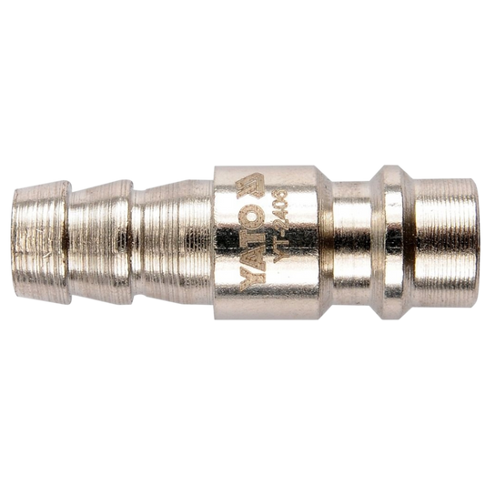 Schnellkupplung 1x Druckluft 3/8" / 8 mm Schlauch D-Buchse Außengewinde 40 mm