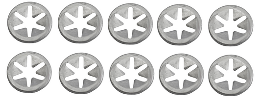 10x Romix Klemmscheibe Befestigungsclips Unterboden für Opel Mercedes 20,5mm