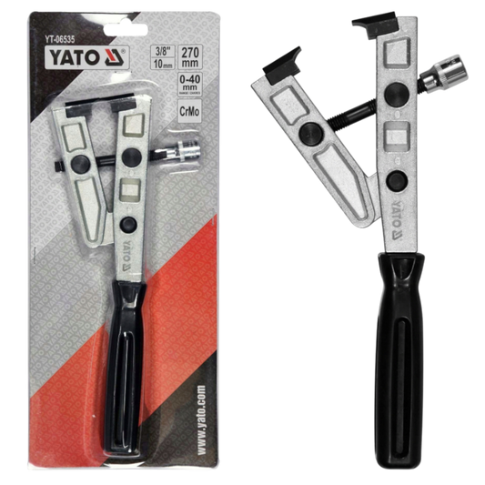 Zange Achsmanschetten Gelenkmanschetten-Schelle 270mm CrMo-Stahl 3/8" 0-40 mm