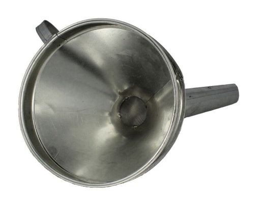 Metalltrichter Verzinkt Blech Einfüll 165mm Sieb Benzin Diesel ÖL Wasser 2cm