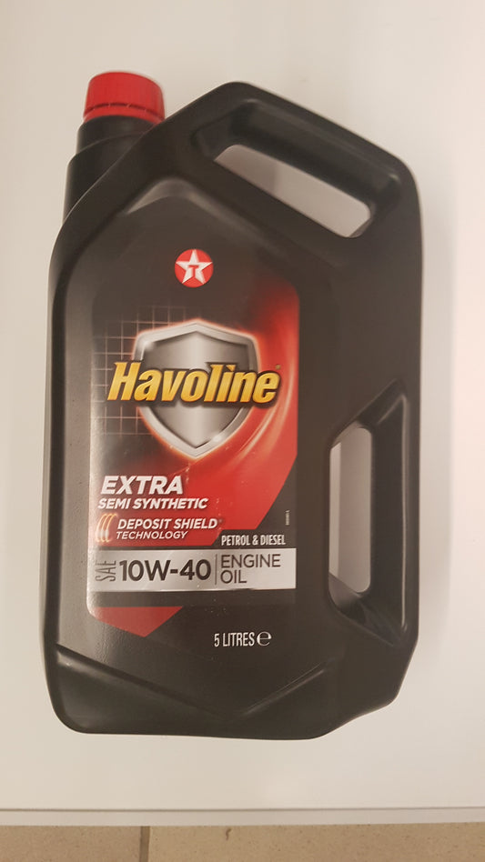 5L Texaco Havoline Extra 10W40 Motoröl Teilsynthetisch Fiat Mercedes Renault VW