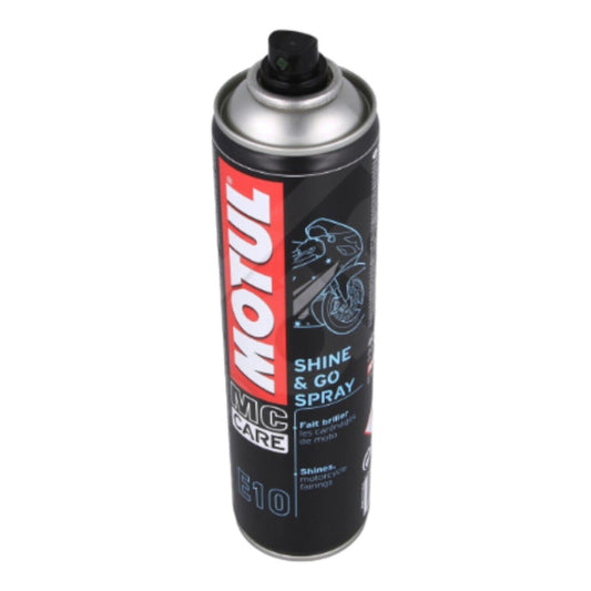 Motul E10 Shine & Go Silikonspray Kunststoffpflege Spray Kunststoffreiniger