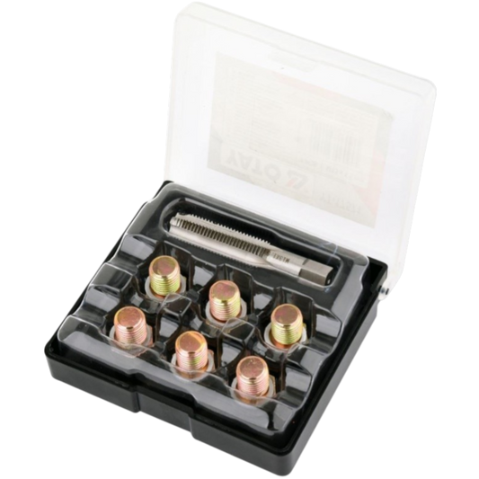 Reparatur Ölablassschraube M13 x 1,5 Ölablassgewinde 7tlg Gewindeschneider Kfz