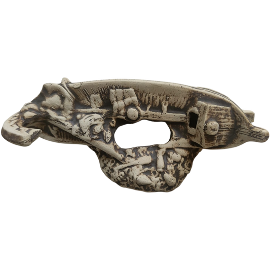 Aquariumdeko Keramik Ton Dekoration Aquarium Gondelier H 6 cm Fische versteck