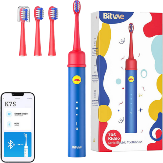 Schallzahnbürste Elektrische Zahnbürste inkl. Ersatzbürste 3 Putz Modi Bluetooth