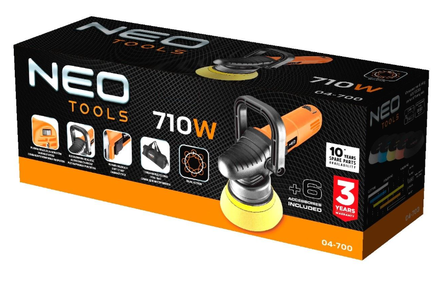 Poliermaschine Polierer Autopolierer Schleifmaschine Poliergerät 230V 710W 125mm