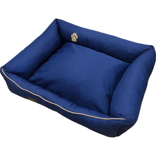 Hundebett Hundekorb Hundekissen Hundesofa Liegeplatz Polyester Korb Gr. XL Blau