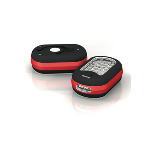 Arbeitslampe Taschenlampe Magnetisch Oval 3xAAA Led Anhänger weiß leuchtend mini