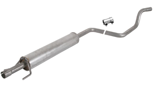 Mittelschalldämpfer Mitteltopf Auspuffanlage für Opel Meriva A 1.4 1.6 16V