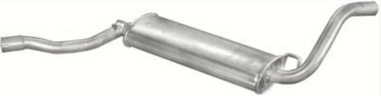 Endschalldämpfer Endtopf Auspuff Abgas für Audi 80 B2 Coupe 1.3 1.6 1.8 1.6D