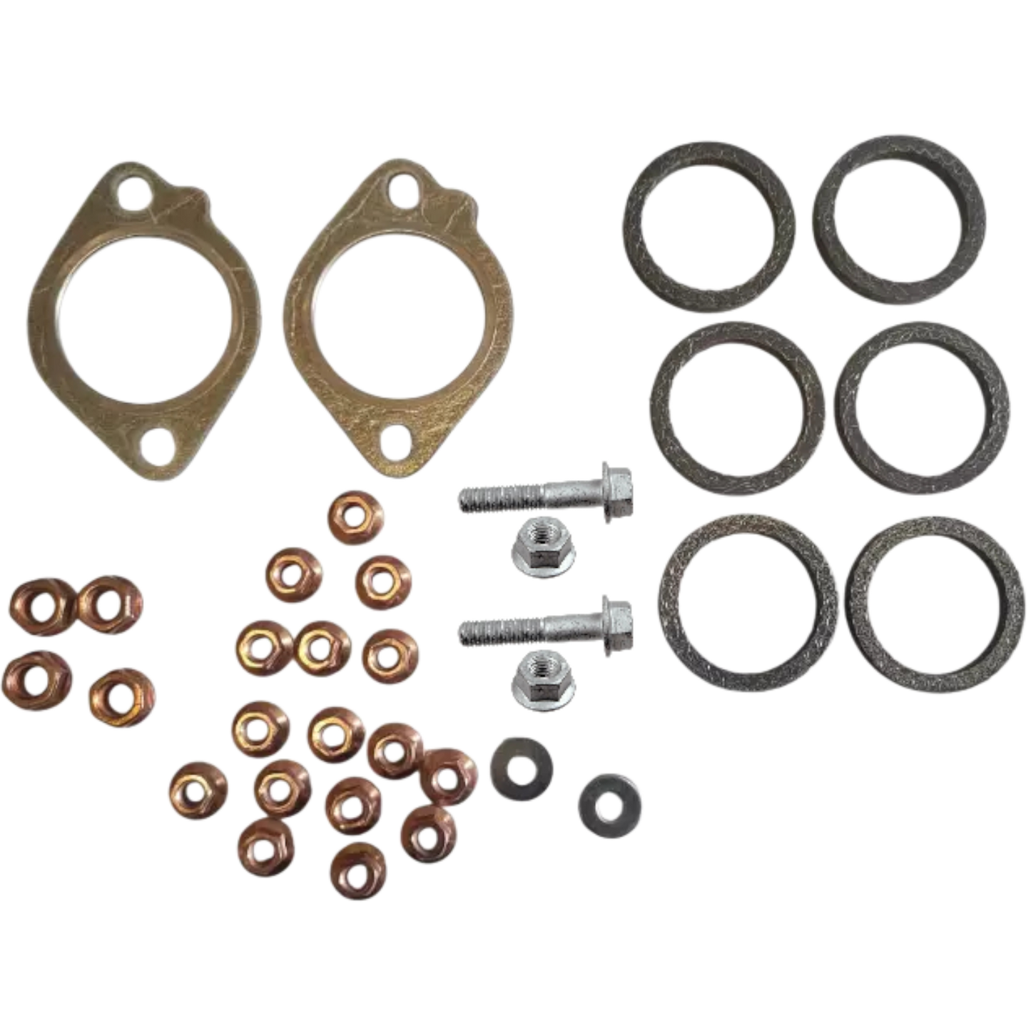 Montagesatz Kat Katalysator Krümmer vorn+hinten für BMW E60 E61 5er 523 525 530