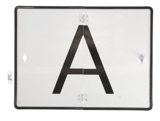 Warning panel warning sign magnetic panel warning sign foldable format: a - waste 30x40
