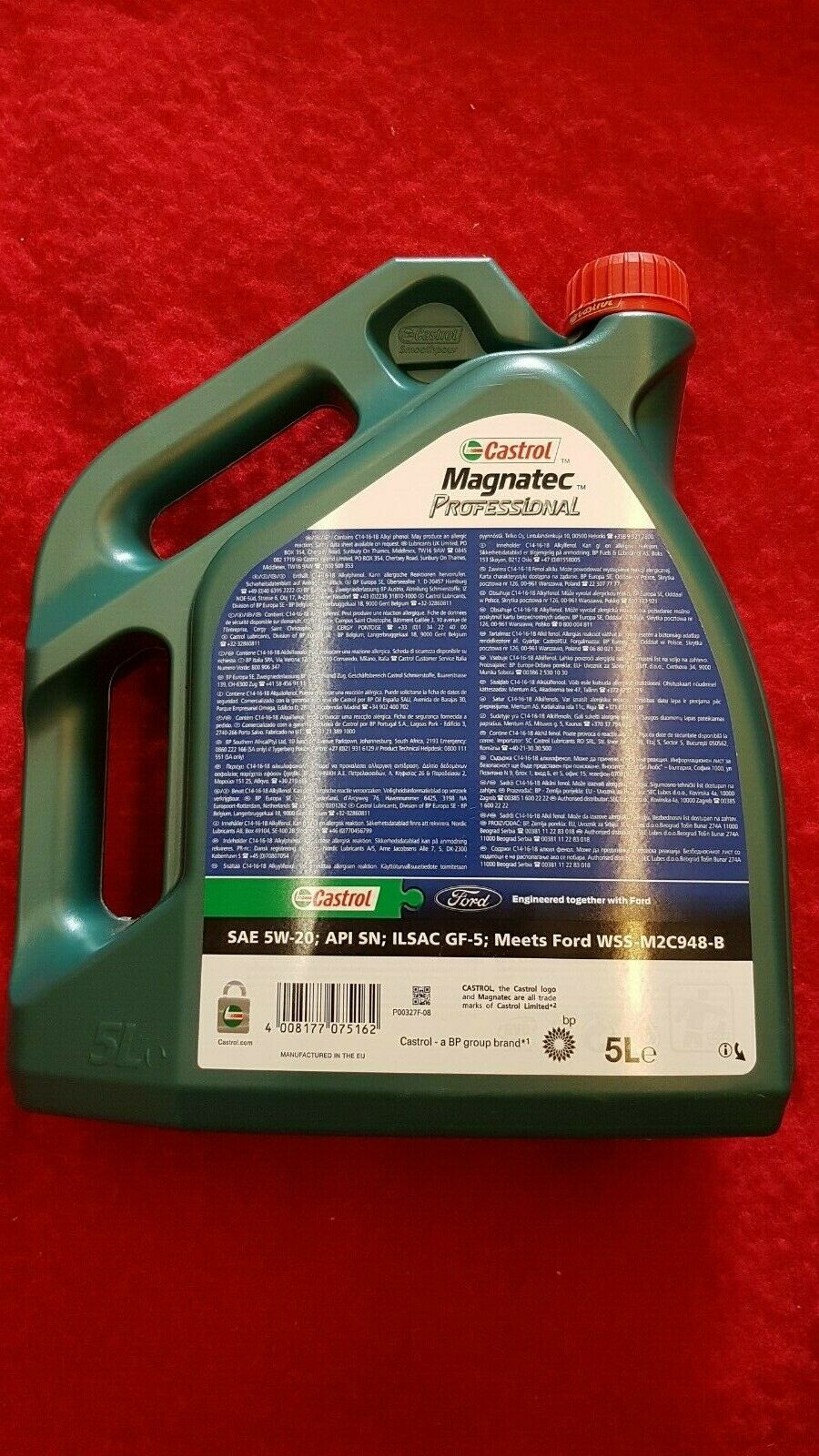 5L CASTROL MAGNATEC PRO E 5W20 EcoBoost Ford Fiesta Focus engine oil WSS-M2C948-B