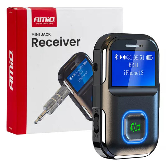 AUX Bluetooth Transmitter Adapter Receiver Empfänger Auto Musik Klinke 3,5mm