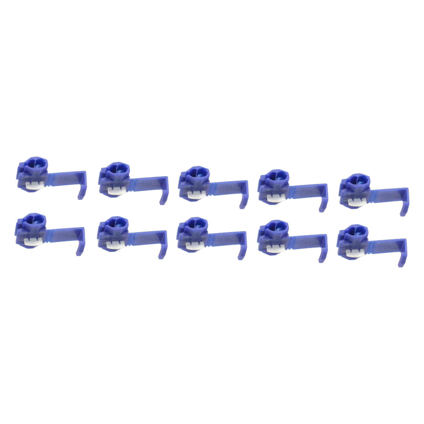 10x Stromdiebe Abzweigverbinder Klemmstecker Kabelverbinder Draht 0,25mm² blau