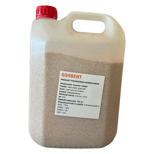 5L Sorbet Ölbindemittel Ölflecken saugt Flüssigkeiten Granulat grob absorbierend