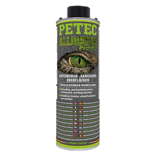 PETEC 73710 Unterbodenschutz dunkelgrau Korrisionsschutz Saugdose Rost 1000 ml