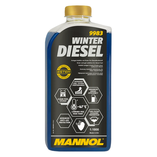 1L Mannol Dieselfrostschutz Dieselzusatz Winterfrostschutz Anti-Freeze PKW LKW
