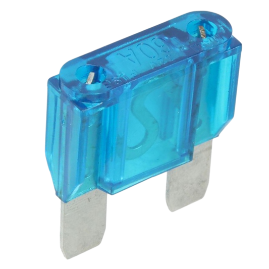 60A Maxi Sicherung Blau KFZ Auto Flachsicherung Pkw Fuse MTA Flachstecksicherung