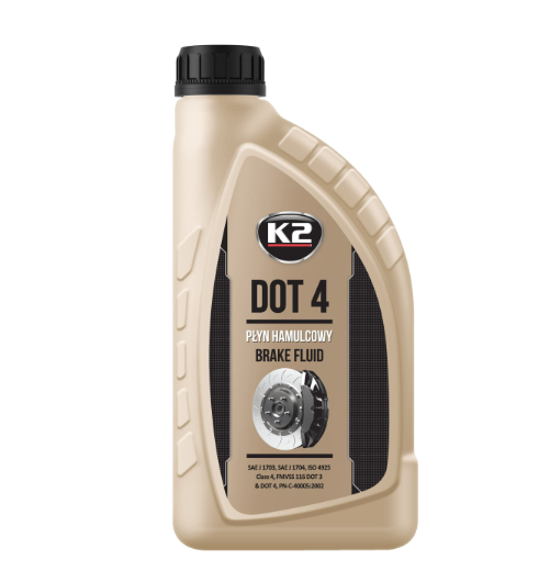 K2 Bremsflüssigkeit 1L DOT4 für VW OPEL Ford Fiat Audi Mercedes Seat Skoda