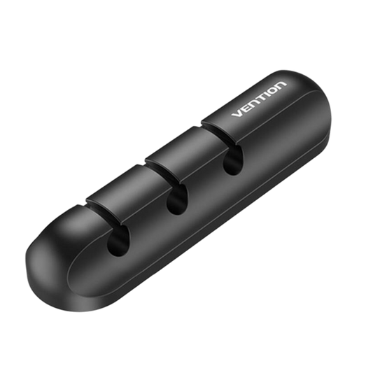 Kabel Organizer Kabelhalterung Kabelmanager 3 Kabel Schwarz für Handy PC Tisch