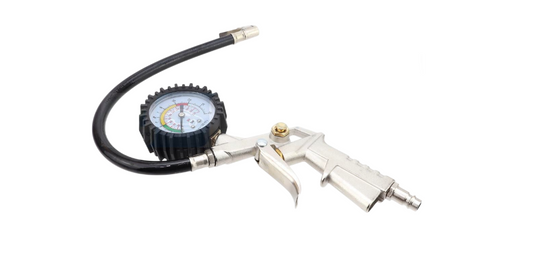 Luftpistole Reifenfüller Luftschlauch Druckluftgerät Kompressor mit Manometer