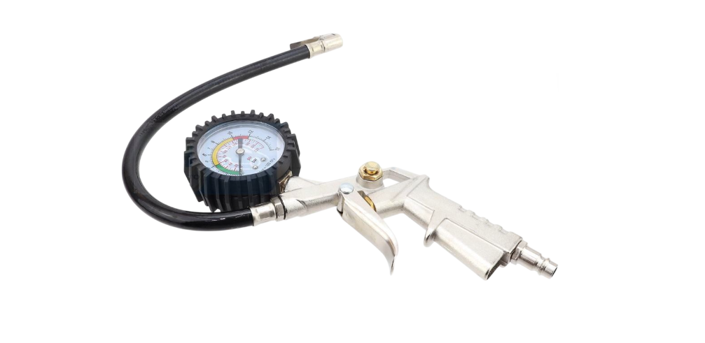 Luftpistole Reifenfüller Luftschlauch Druckluftgerät Kompressor mit Manometer