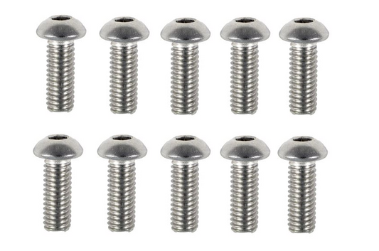 10x Romix M8 x 20 Schrauben Innensechskant Ölwanne Inbus Linsenkopfschrauben