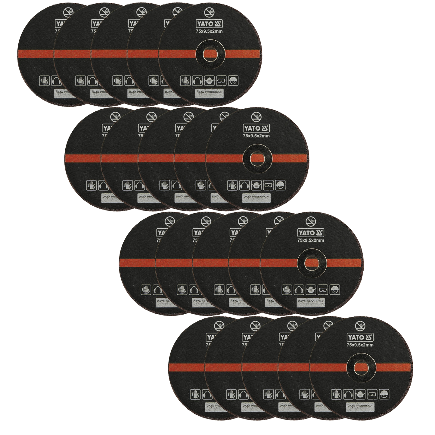 20x Mini Trennscheiben 75 mm Metall Stahl Flexscheiben Luftdruck-Winkelschleifer