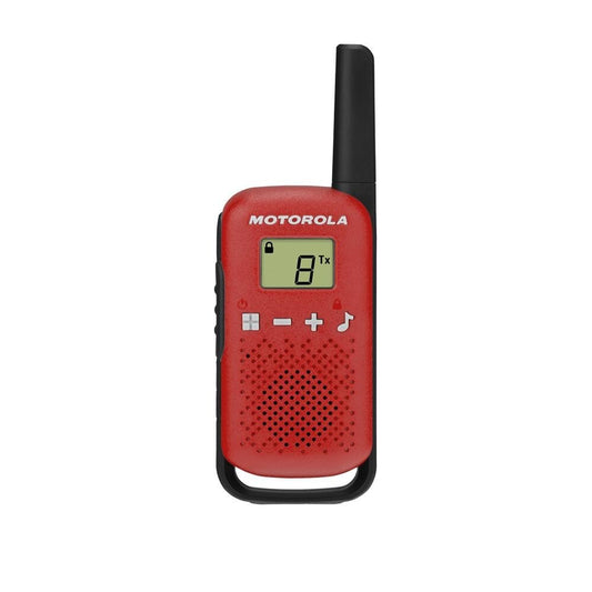 Motorola Talkabout T42 Walkie-Talkie 2er-Set PMR446 Funkgeräte 16Kanäle 4km Rot