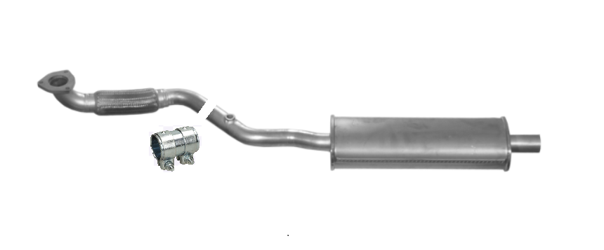 Mittelschalldämpfer Mitteltopf Auspuff Flexrohr für Opel Combo 1.6 CNG 2005-2011