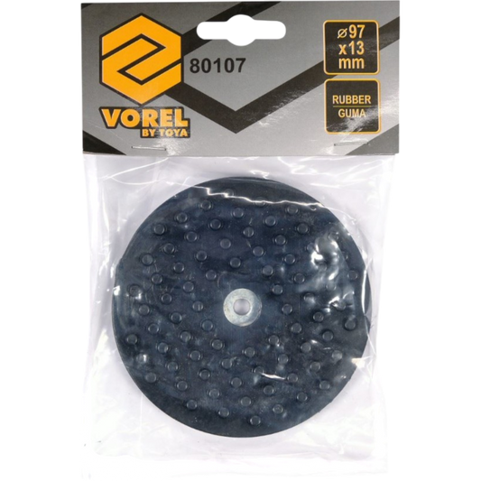 Gummiauflage Wagenheber Hebebühne Gummiklotz Gummiblock Gummiplatte ø 97 x 13mm