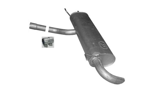 Endschalldämpfer Endtopf Auspuffanlage für Land Rover Freelander 2 4x4 2.2 06-14