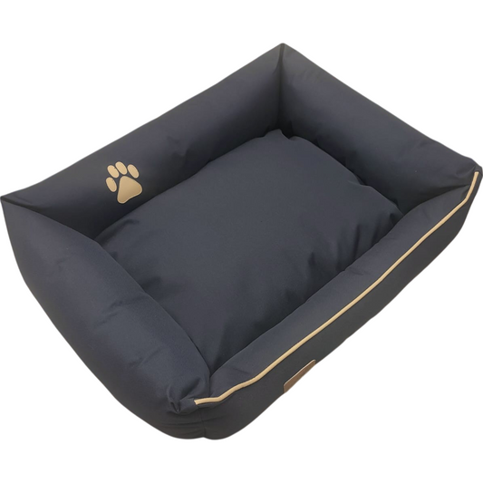 Hundebett Hundekorb Hundekissen Hundesofa Liegeplatz Polyester Korb Gr. M Blau