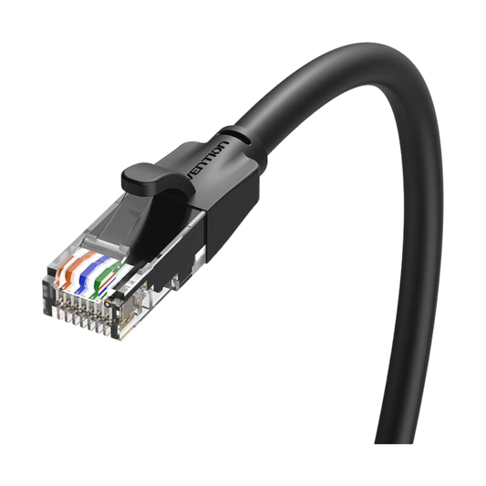 Netzwerkkabel LAN Kabel UTP Vention 1000Mbps 8m Ethernet Kabel CAT6 schwarz
