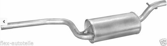 Center Muffler Center Pot Exhaust Ford Focus 1.6 74KW 100HP DAW DBW DNW DFW